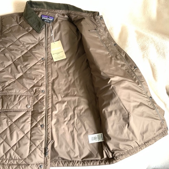 Patagonia Men's S Diamond Quilted Jacket Durable-Water-Repellent - Picture 4 of 14